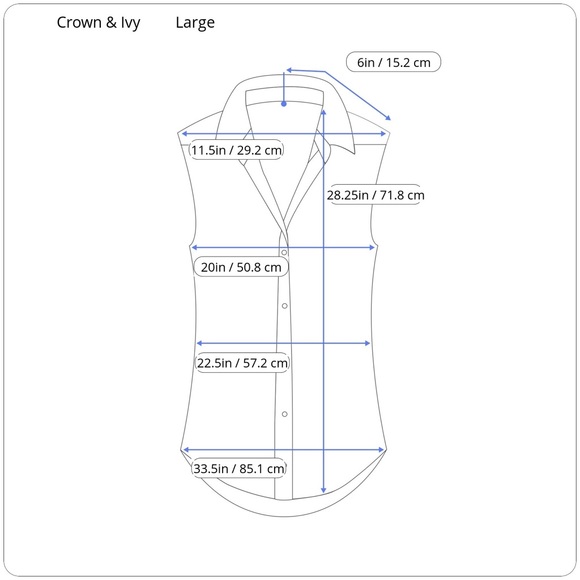 Crown and Ivy Women’s Sleeveless Baby Doll Top - Picture 6 of 6